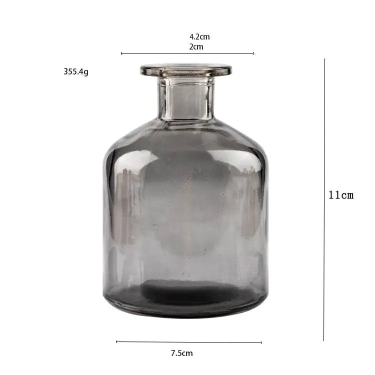 Nordic Glass Flower Vase Decor - EMBER-HOME