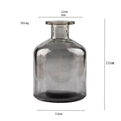 Nordic Glass Flower Vase Decor - EMBER-HOME