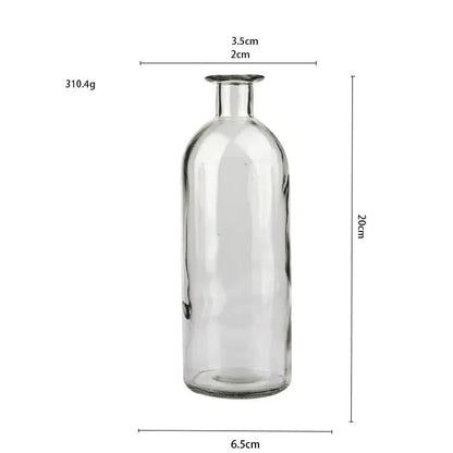 Nordic Glass Flower Vase Decor - EMBER-HOME