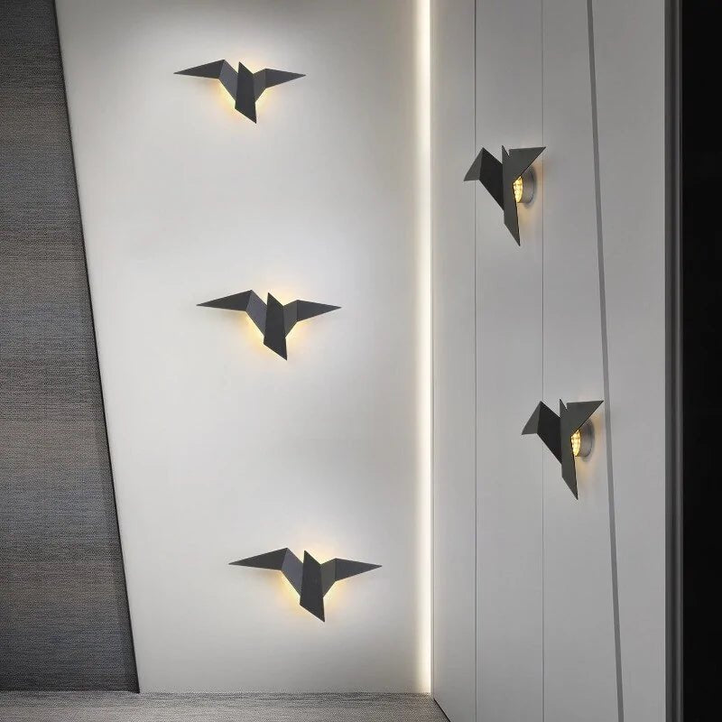 Nordic Iron Bird Wall Lamp for Home Decor - EMBER-HOME