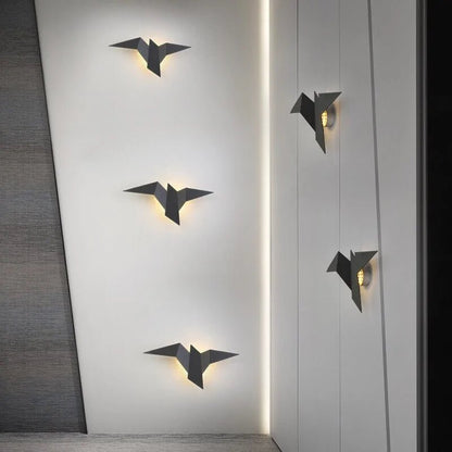 Nordic Iron Bird Wall Lamp for Home Decor - EMBER-HOME