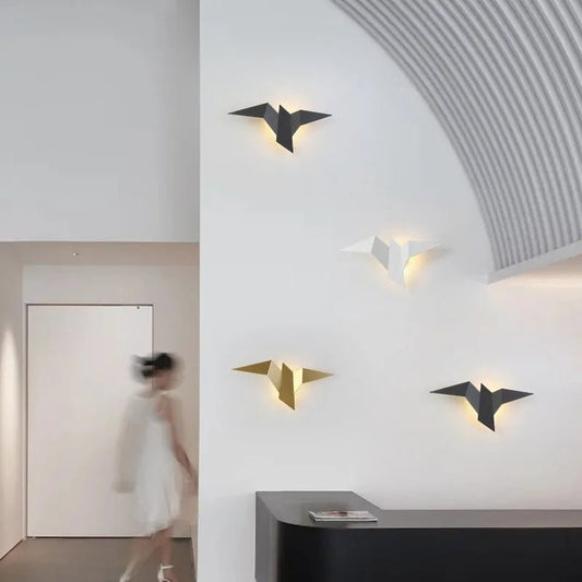 Nordic Iron Bird Wall Lamp for Home Decor - EMBER-HOME