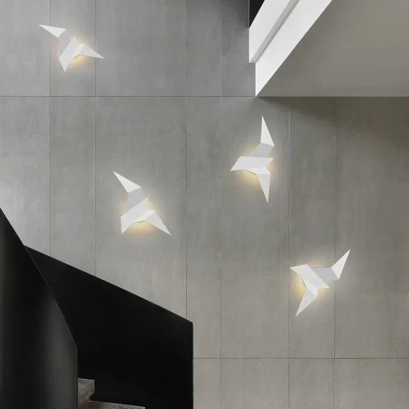 Nordic Iron Bird Wall Lamp for Home Decor - EMBER-HOME